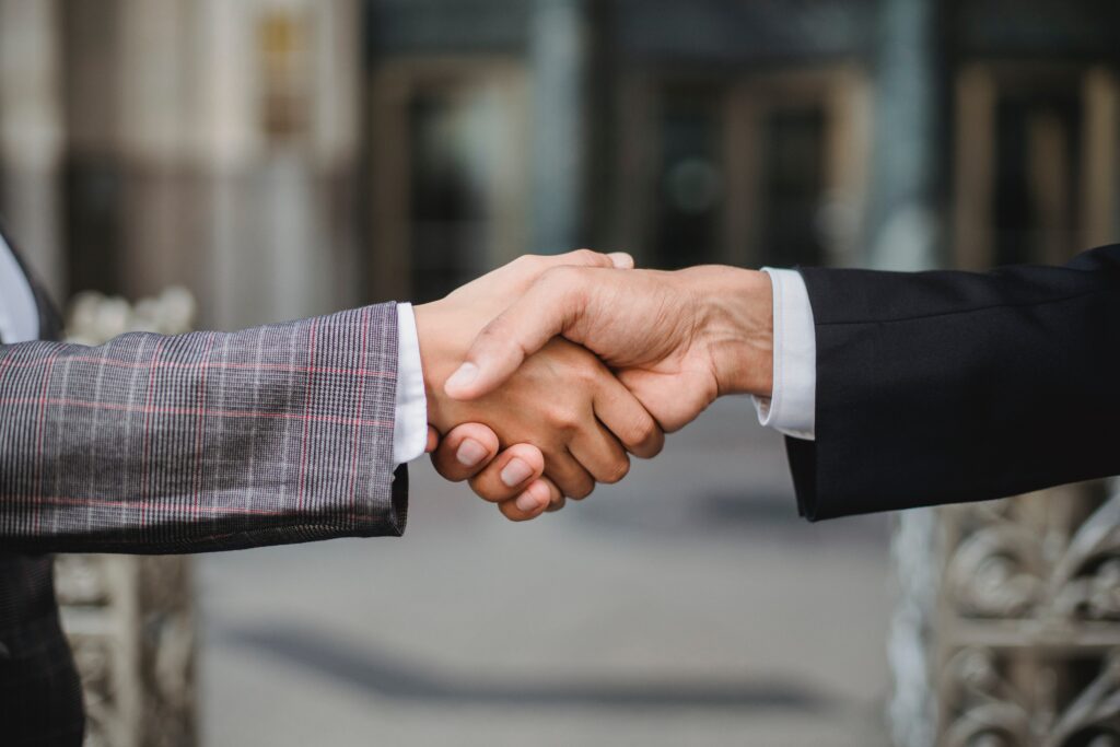 Rivergate Marketing Business Handshake