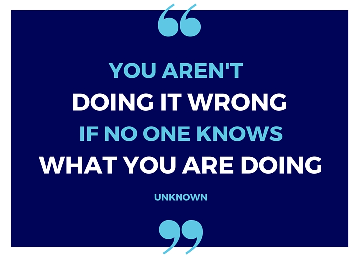 Rivergate Marketing "you aren't doing it wrong if no one knows what you are doing"