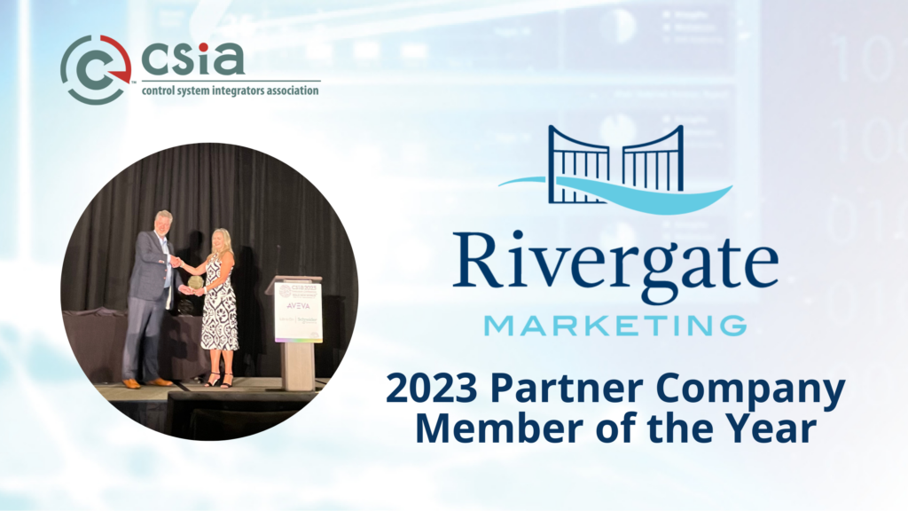 Rivergate Marketing 2023 CSIA Partner Member of the Year