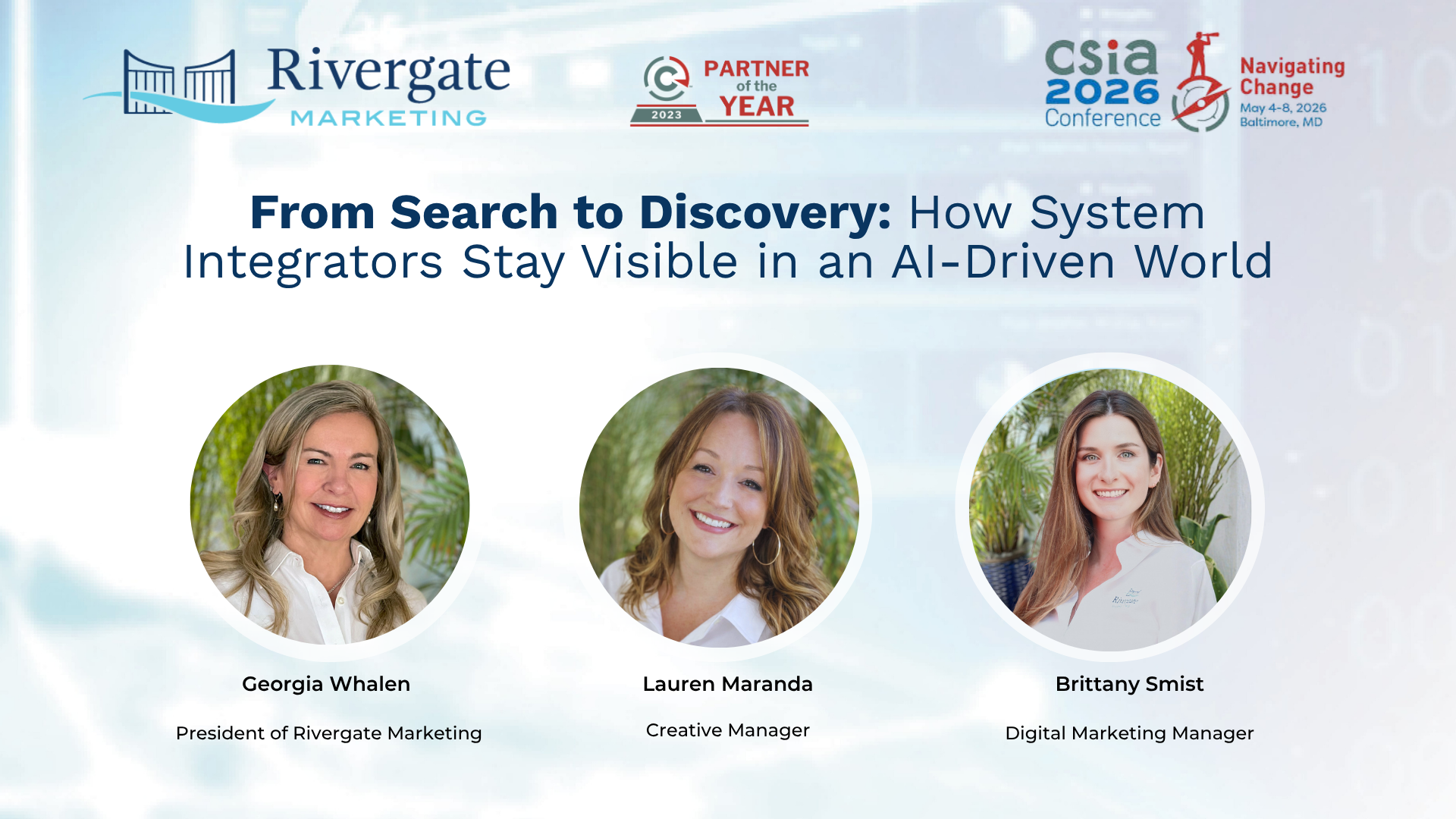 2026 CSIA presentation Rivergate Marketing