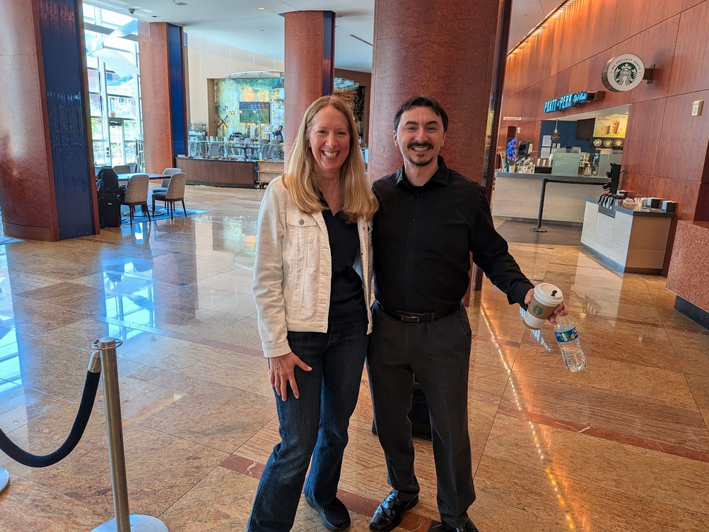 Christine McQuilkin and Alex Chausovsky - The Economist at CSIA 2026 in Baltimore, MD Rivergate Marketing, Arlington, MA